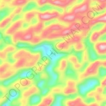 Nongzhan topographic map, elevation, terrain