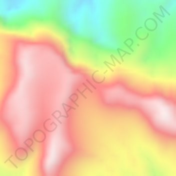Jambul topographic map, elevation, terrain