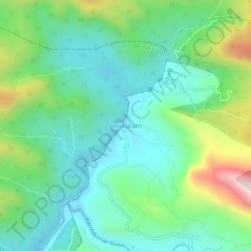Elephant Pond topographic map, elevation, terrain