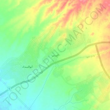 Ad Darb topographic map, elevation, terrain