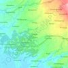 Cikedal topographic map, elevation, terrain