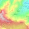 Sector Morena topographic map, elevation, terrain