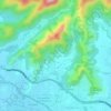 Gerogol topographic map, elevation, terrain