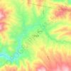 Tacaná topographic map, elevation, terrain