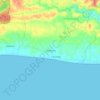 Citamiang topographic map, elevation, terrain