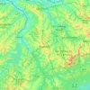 Diadema topographic map, elevation, terrain