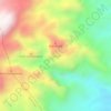 Tiroan topographic map, elevation, terrain