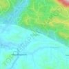 Chennappara topographic map, elevation, terrain