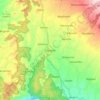 Sapuran topographic map, elevation, terrain