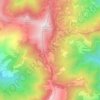 Capannette di Pej topographic map, elevation, terrain