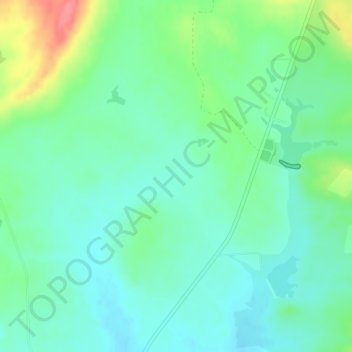 Baxter topographic map, elevation, terrain