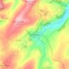 Llansannan topographic map, elevation, terrain