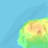 Burntcoat Head topographic map, elevation, terrain