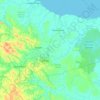 Taman Rajo topographic map, elevation, terrain