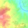 Los Frailes topographic map, elevation, terrain