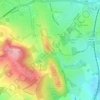 Rednal Hill topographic map, elevation, terrain