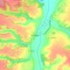 Осоевка topographic map, elevation, terrain