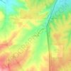 Surrey Ridge topographic map, elevation, terrain