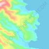 Poja topographic map, elevation, terrain