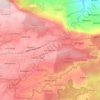 Curug Sewu topographic map, elevation, terrain