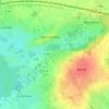 Les Patûres topographic map, elevation, terrain