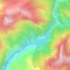 Colombier topographic map, elevation, terrain