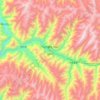 马尔康市 topographic map, elevation, terrain