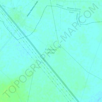 Paintawas Khurd topographic map, elevation, terrain