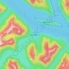 Butedale topographic map, elevation, terrain