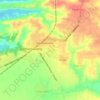 Mojopuro topographic map, elevation, terrain