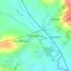 Lower Oddington topographic map, elevation, terrain