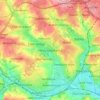 Heckmondwike topographic map, elevation, terrain