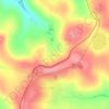 Breyten topographic map, elevation, terrain