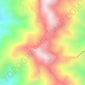 Kokol Hill topographic map, elevation, terrain