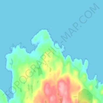 Fearnmore topographic map, elevation, terrain