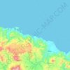 Pulau Ular topographic map, elevation, terrain