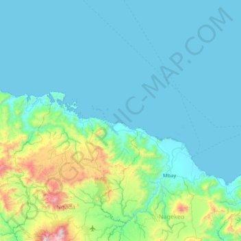 Pulau Ular topographic map, elevation, terrain