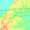 Nangan topographic map, elevation, terrain