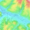 La Bouisse topographic map, elevation, terrain