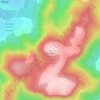 Cumber-Melon Mountain (Mt Baldy) topographic map, elevation, terrain