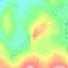 Burton Hill topographic map, elevation, terrain