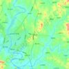 Xinghua topographic map, elevation, terrain