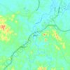 Jakar topographic map, elevation, terrain