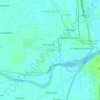 muttam topographic map, elevation, terrain