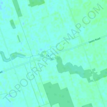 New Canaan topographic map, elevation, terrain