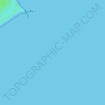 Western Port topographic map, elevation, terrain