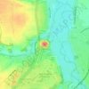 Solarberg topographic map, elevation, terrain