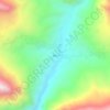 Zang topographic map, elevation, terrain