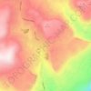 Gözne topographic map, elevation, terrain