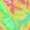 Tonni topographic map, elevation, terrain